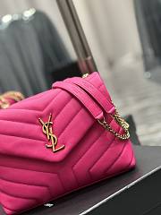 YSL Loulou Pink Shoulder Bag 23x17x9cm - 4