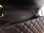 YSL Envelope Quilted Logo Plaque Black Shoulder Bag 24x17x6cm - 3