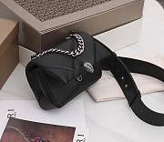 BVLGARI Serpenti Cabochon Crossbody Bag Black 21.5x15x7cm - 2