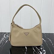 Prada Re-Edition 2005 Re-Nylon Mini Bag Beige 22x18x6.5cm - 1