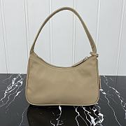 Prada Re-Edition 2005 Re-Nylon Mini Bag Beige 22x18x6.5cm - 6