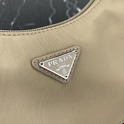 Prada Re-Edition 2005 Re-Nylon Mini Bag Beige 22x18x6.5cm - 3