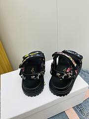 Dior Dioract Sandal Black Multicolor - 3