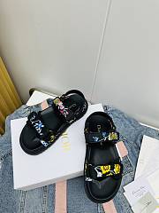 Dior Dioract Sandal Black Multicolor - 2