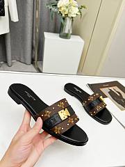 Louis Vuitton LV Lock It Flat Mule Black - 1