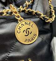 Chanel 22 Mini Handbag Gold Black 20x19x6cm - 3