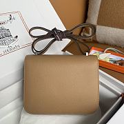 Hermes Constance Epsom Tan Silver 19cm - 3