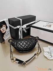 Chanel Women Waist Chest Bag Black AS0075 Size 34 x 14 x 8 cm - 6