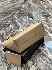 YSL Shopping Bag Supple Leather Beige 37x28x13cm - 5