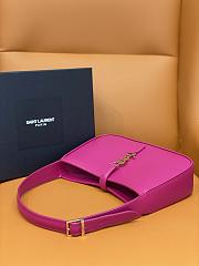 YSL LE 5 A 7 Hobo Pink 24.5x6x15cm - 2