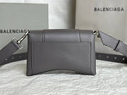 Balenciaga Men's Downtown XXS Crossbody Bag Gray 21x15x7cm - 2