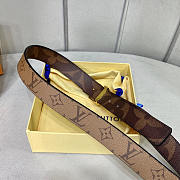 Louis Vuitton LV Reversible Belt Monogram Brown 3cm - 5