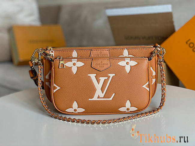 LV Multi Pochette Arizona Beige 25x14.5x4.5cm - 1