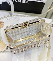 Chanel Evening Bag Glass Pearls & Gold 17x11x7cm - 2