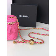 Chanel Lambskin Quilted Pearl Crush Mini Vanity Case Pink 8.5x11x7cm - 5