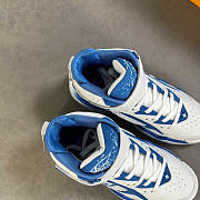 Louis Vuitton LV Trainer High Top White And Blue - 5