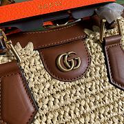 Gucci Diana Small Tote Bag Raffia 27x24x11cm - 2