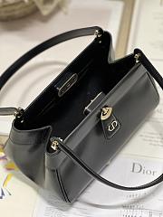 Dior Small Key Bag Black Box Calfskin 22 x 12.5 x 12 cm - 3