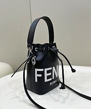 Fendi Mon Tresor Black Leather Mini Bag 18x12x10cm - 4