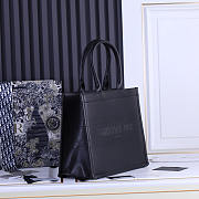 Dior Medium Book Tote Black Calfskin 36 x 27.5 x 16.5 cm - 4