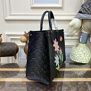 Louis Vuitton LV x YK OnTheGo MM Black 35x27x14cm - 3