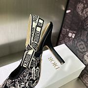 Dior J'adior Slingback Pump Black White Plan de Paris Motif - 4