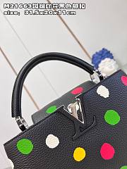 Louis Vuitton LV x YK Capucines Black 31.5 x 20 x 11 cm - 6