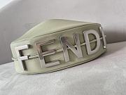 Fendi Graphy Medium Light green leather bag 36x30x11cm - 4