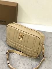 Burberry Small Lola Camera Bag Beige 24 x 6 x 15 cm - 2