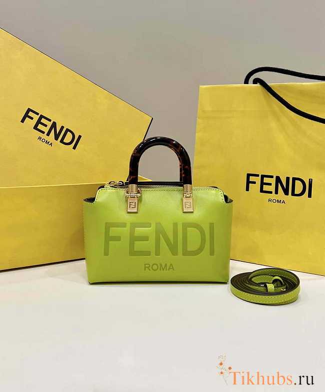 Fendi By The Way Mini Acid Green Bag 20.5x9x12cm - 1