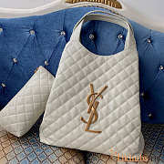 YSL Icare Maxi Shopping Bag White 58x43x8cm - 2