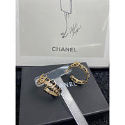 Chanel CC Diamond Stud Earrings - 3