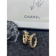 Chanel CC Diamond Stud Earrings - 2