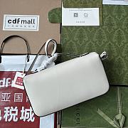 Gucci Petite GG Small Shoulder Bag White 27x15x5cm - 3