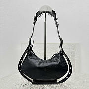 Balenciaga Le Cagole XS Shoulder Bag With Piercing Black 26x16x9.9cm - 5