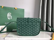 Goyard Belvedere Small Bag Green 22×17×9.5cm - 5