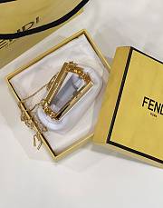 Fendi Nano First Charm White Nappa Leather 11.5x5.5x10cm - 3