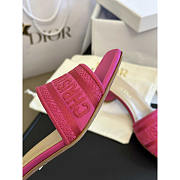 Dior Dway Heeled Slide Rani Pink 3.5cm - 4