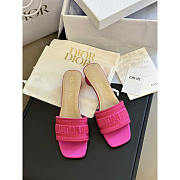 Dior Dway Heeled Slide Rani Pink 3.5cm - 2