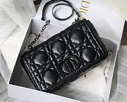 Dior Caro CD Black Size 25.5 x 15 x 8 cm - 1