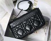 Dior Caro CD Black Size 25.5 x 15 x 8 cm - 4