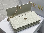 Dior Mini Miss Bag Cannage Lambskin White 21 x 11.5 x 4.5 cm - 6