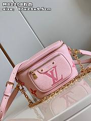 Louis Vuitton LV Mini Bumbag Monogram Pink 17 x 12 x 9.5 cm - 3