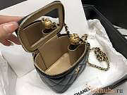 Chanel Vanity Box Black Bag 8.5x11x7cm - 2