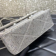 Valentino Garavani Roman Stud Knitted Shoulder Bag 24x16x8cm - 3