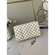 Louis Vuitton LV Speedy Handbag Damier White 25 Bag 25x19x15cm - 6