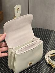 Celine Mini Tabou Smooth Calfskin Limestone 16x12x6cm - 4