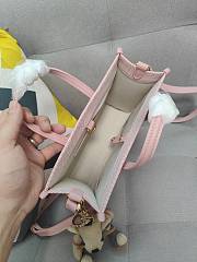 Burberry Mini Freya Tote Pink 23 x 8 x 19cm - 3