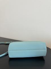 Fendi First Small Blue Leather Bag 26x18x9.5cm - 2