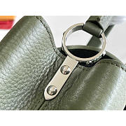 Louis Vuitton LV Capucines BB Khaki Green 27x18x9cm - 4